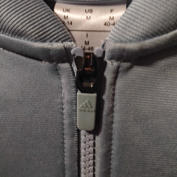 Adidas Vintage Baby Blue Track Jacket - Picture 3 of 10